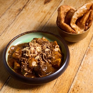 Lamb Curry & Roti